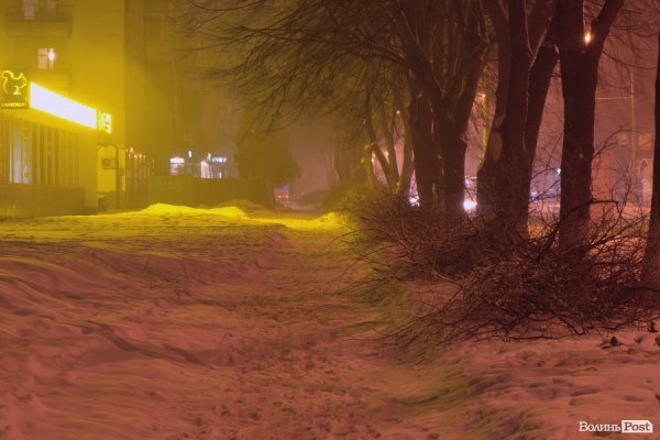 У Луцьку знову хуртовина. ФОТО