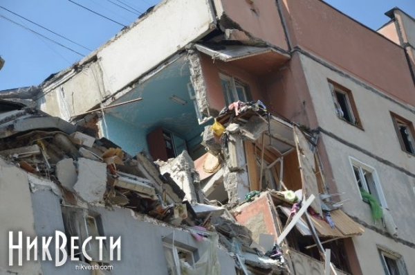 Вибух 9-поверхового будинку в Миколаєві. ФОТО 
