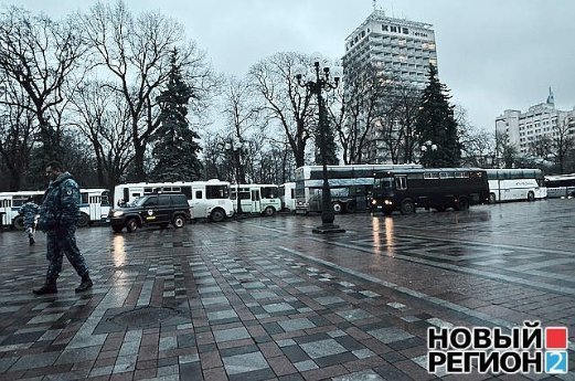 У центрі Києва ‒ засилля тітушок і силовиків. ФОТО