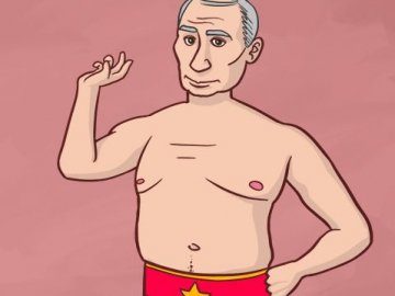 З'явився сайт, де можна на Путіна одягнути непристойне вбрання