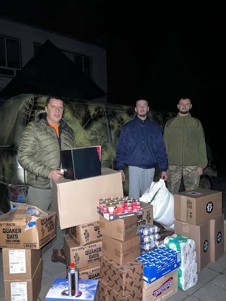 Волинь відправила гуманітарну допомогу військовим у Херсонську та Харківську області