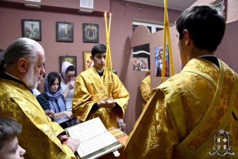 У Луцьку освятили тимчасовий храм прихильників УПЦ (МП)