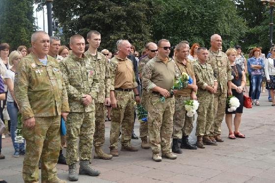 У Ковелі вшанували пам'ять загиблих під Іловайськом
