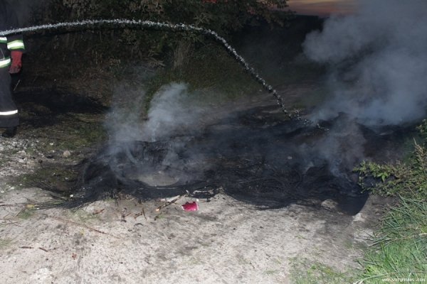 На околиці Луцька гасили пожежу. ФОТО