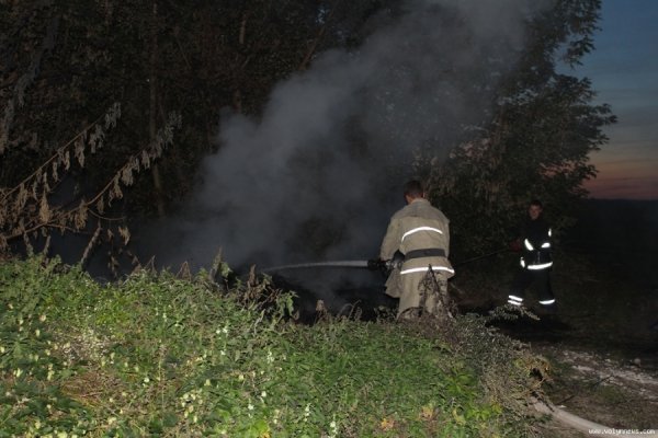На околиці Луцька гасили пожежу. ФОТО