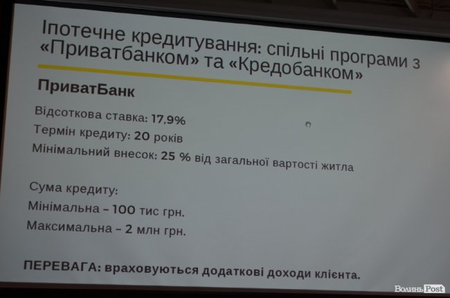 Лучани можуть брати квартири «Інвестора» в іпотеку за вигідними умовами*