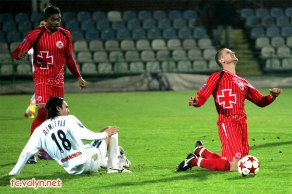 Фото гри, де волиняни розгромили донецьких