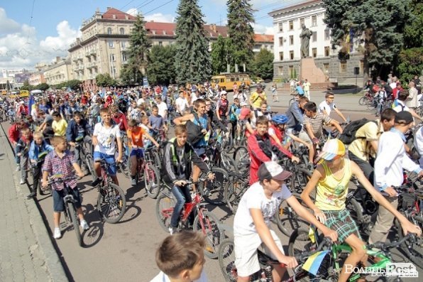 Масовий велопробіг у День незалежності