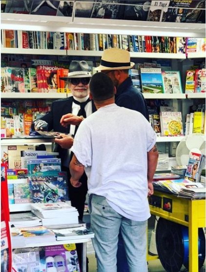 Зірка з Луцька Monatik випадково зустрів Карла Лагерфельда. ФОТО