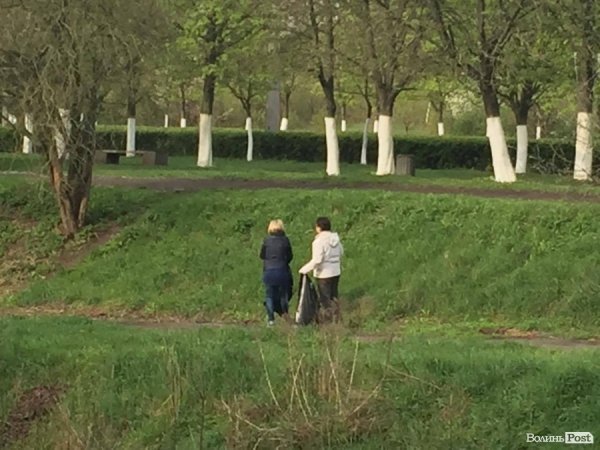 Депутати Луцькради вийшли на генеральне прибирання. ФОТО. ВІДЕО