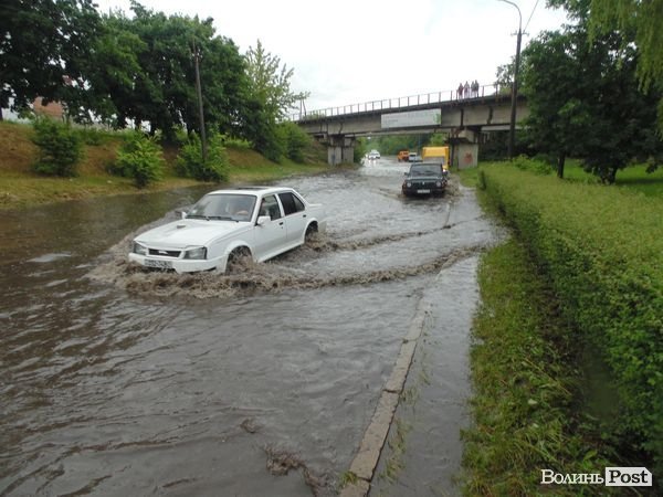 «Потоп» у Луцьку. ФОТО