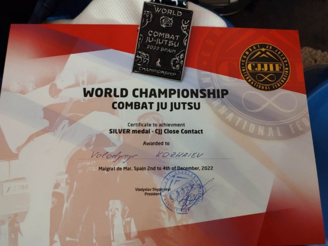 Аспірант з Волині став срібним призером чемпіонату світу з джиу-джитсу. ФОТО