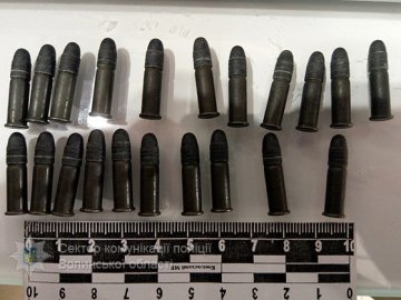 У затриманого за крадіжку волинянина вилучили набої