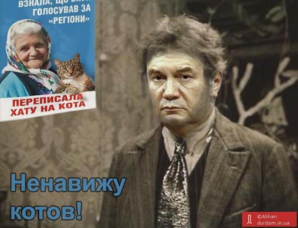 Бабуся і кіт: фотожабоманія триває. ФОТО