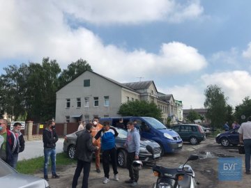 Шахтарі зібралися на мітинг через призначення нового гендиректора «Волиньвугілля». ФОТО