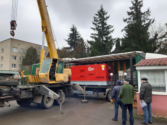 Луцька громада отримала 2 потужні генератори від партнерів з Бельгії. ФОТО