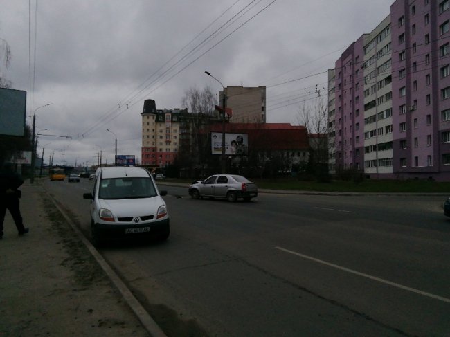 У Луцьку трапилася ДТП біля проблемного пішохідного переходу