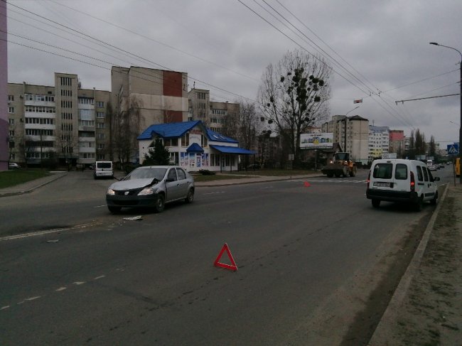 У Луцьку трапилася ДТП біля проблемного пішохідного переходу