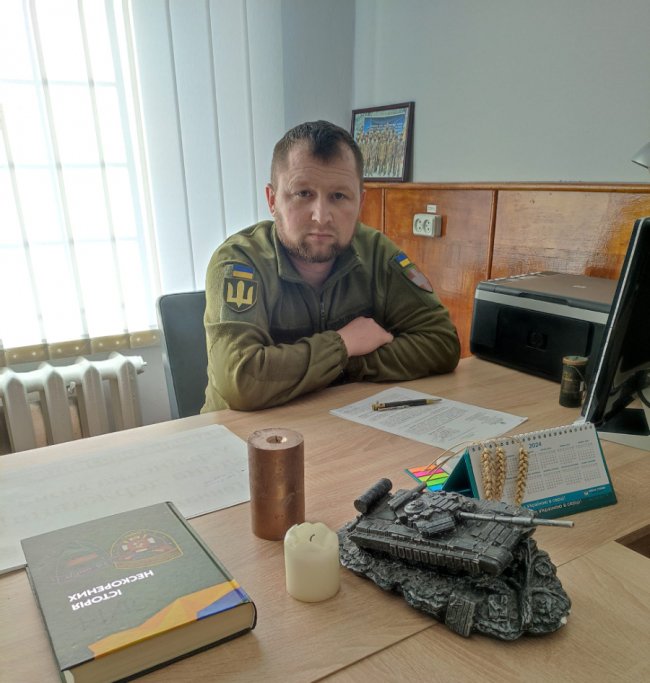 Після поранення в бою офіцер служить у ТЦК на Волині