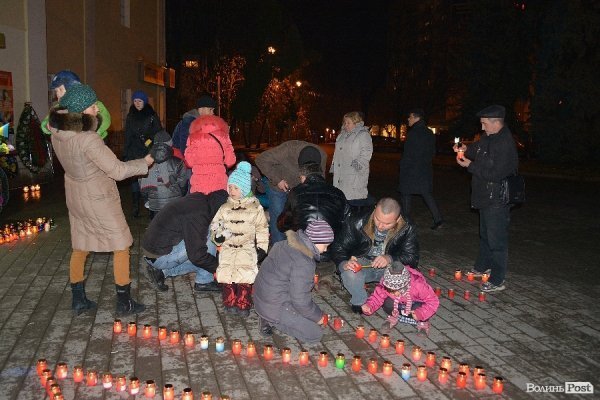 У Луцьку згадували Революцію Гідності та молилися за загиблими. ФОТО. ВІДЕО