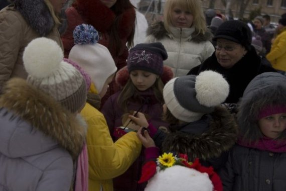 У Вінниці зліпили майже 300 сніговиків. ФОТО