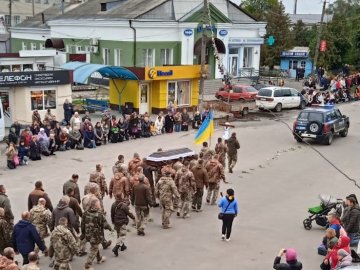 На Волині зустріли тіло загиблого Героя Володимира Шахна. ФОТО