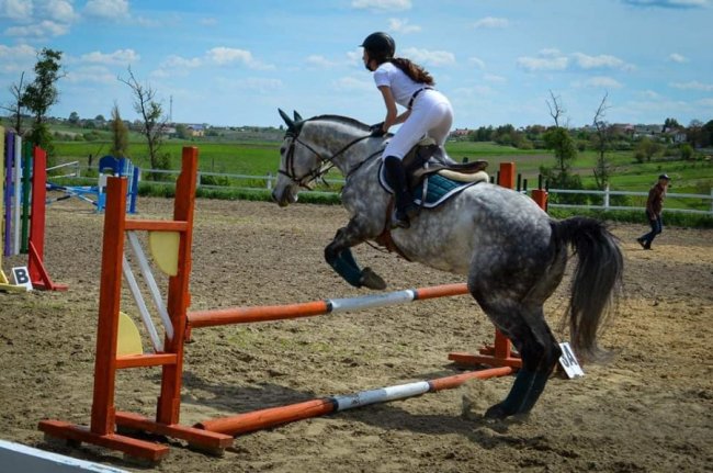 Вперше в Україні у змаганнях з кінного спорту взяли участь «сонячні» діти з Луцька. ФОТО