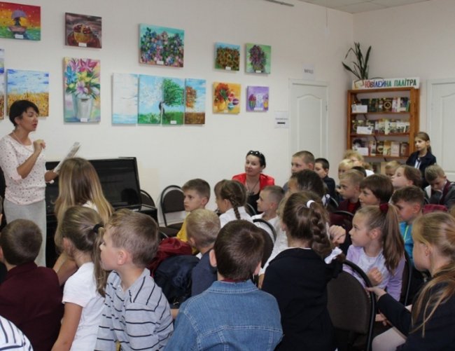 Львівська поетеса влаштувала для луцьких дітей літературний майстер-клас