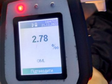 Показник майже в 14 разів перевищив норму: у Луцьку поліції «здали» п'яного водія