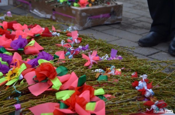 Лучани святкували Вербну неділю. ФОТО