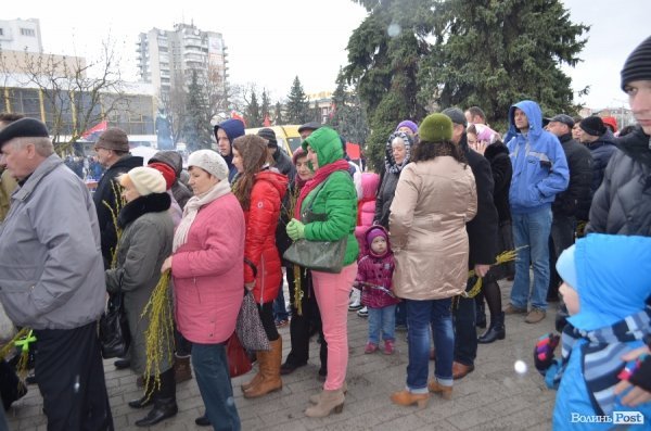 Лучани святкували Вербну неділю. ФОТО