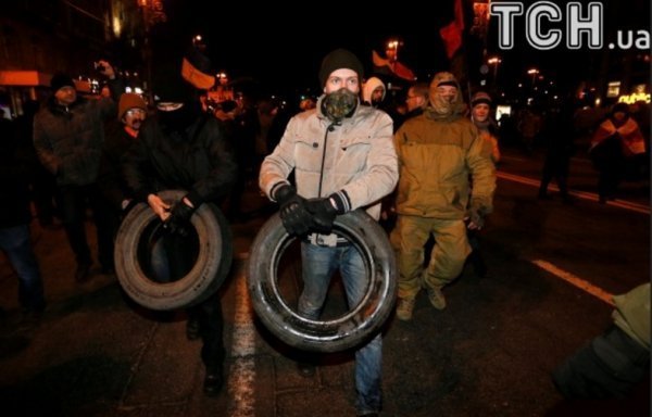 З'явилося фото сутичок  у Києві