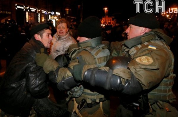 З'явилося фото сутичок  у Києві