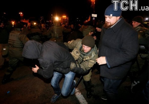 З'явилося фото сутичок  у Києві