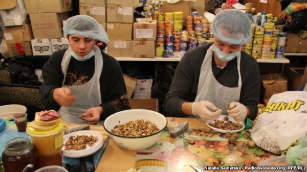 Кухня Євромайдану в Києві. ФОТО