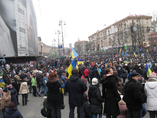 Фотовраження волинянина від Нового Євромайдану в Києві