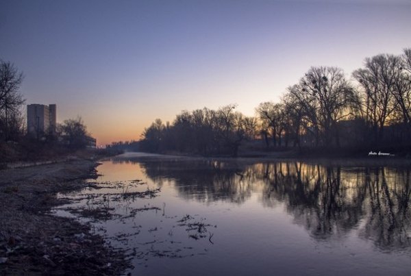 Весняний світанок у Луцьку. ФОТО