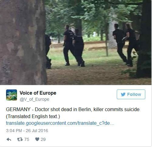 У німецькій клініці стрілянина: є загиблі. ФОТО