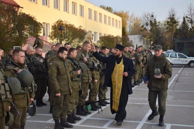 Луцькі нацгвардійці вирушили в зону АТО