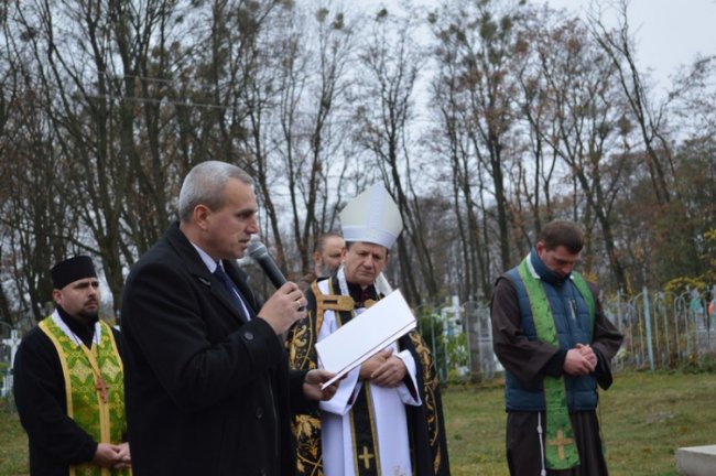 У Ковелі освятили Хрест пам’яті жертвам тоталітарного режиму. ФОТО