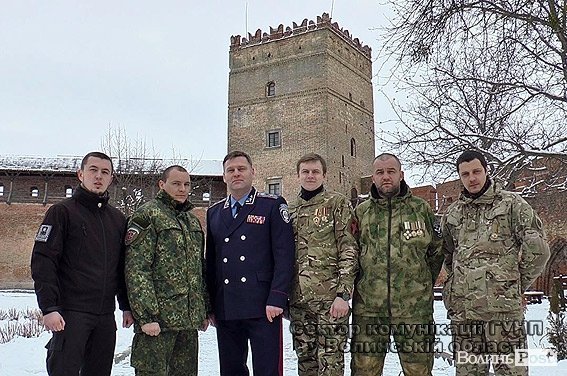 Волинські правоохоронці декламували вірші в замку Любарта