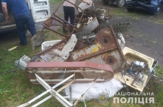На Волині в автомобілі знайшли понад пів тонни незаконного металобрухту. ФОТО