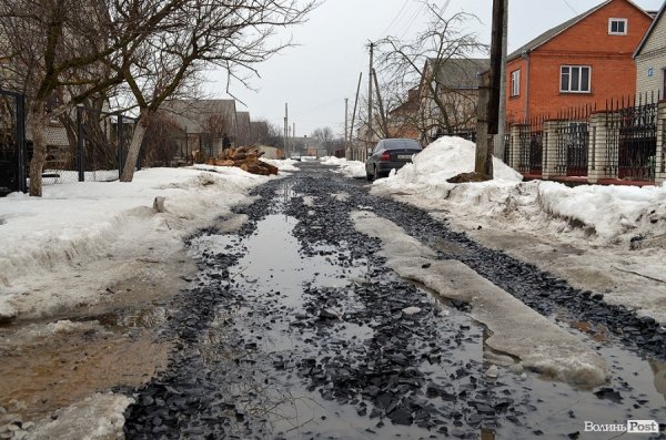 Через відлигу «плаває» приватний сектор у Луцьку. ФОТО