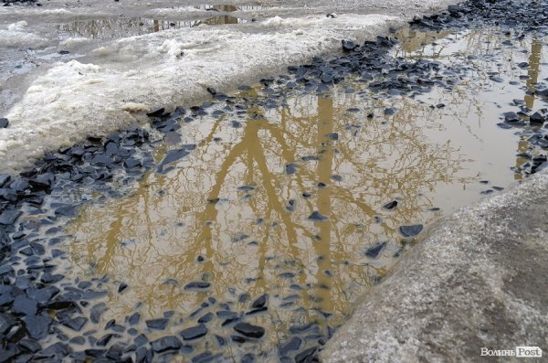 Через відлигу «плаває» приватний сектор у Луцьку. ФОТО
