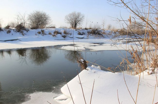 Казковий Стир скувало кригою. ФОТО