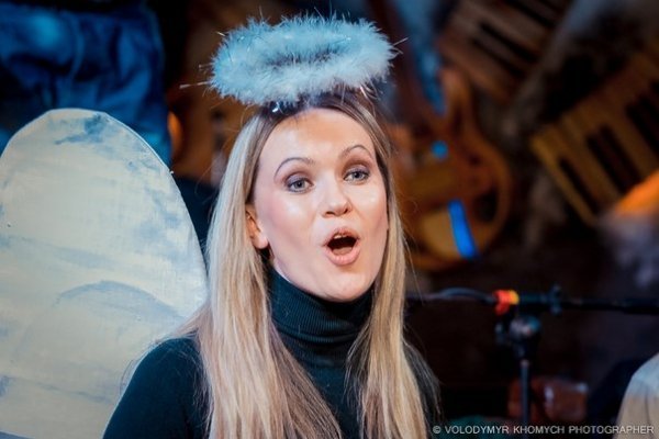 Вертеп у луцькому клубі. ФОТО