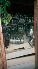 У Луцьку виявили склад з підробленою горілкою. ФОТО