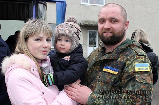 Волинські правоохоронці без втрат повернулись із зони АТО. ФОТО