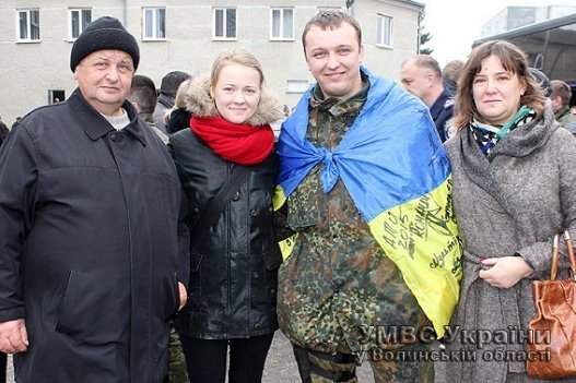 Волинські правоохоронці без втрат повернулись із зони АТО. ФОТО