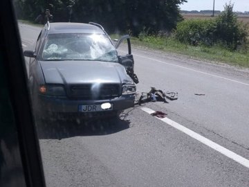 Аварія на Волині: зіткнулись Volkswagen і Audi